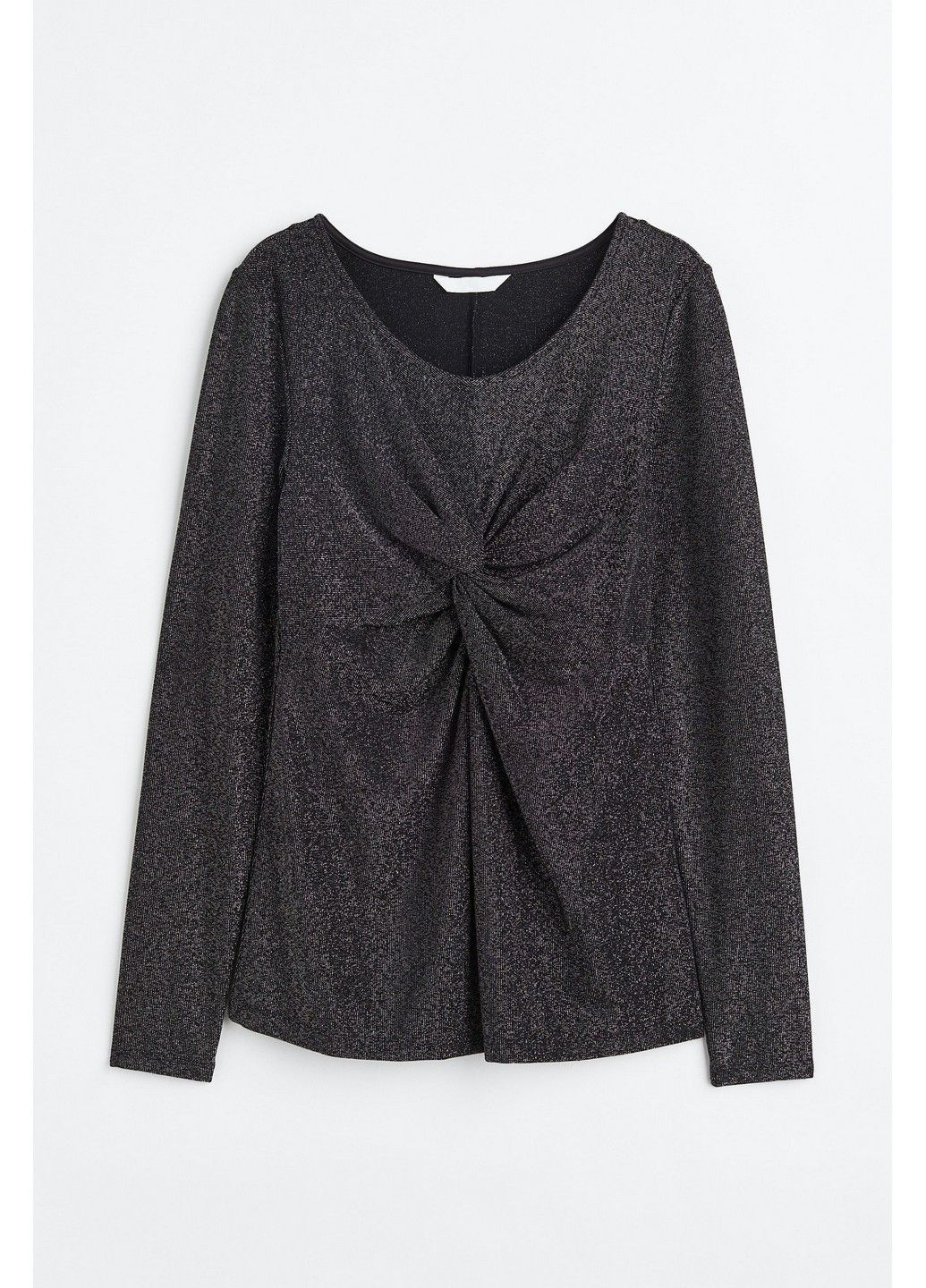 Чорна коктейльна сукня для вагітних H&M однотонна