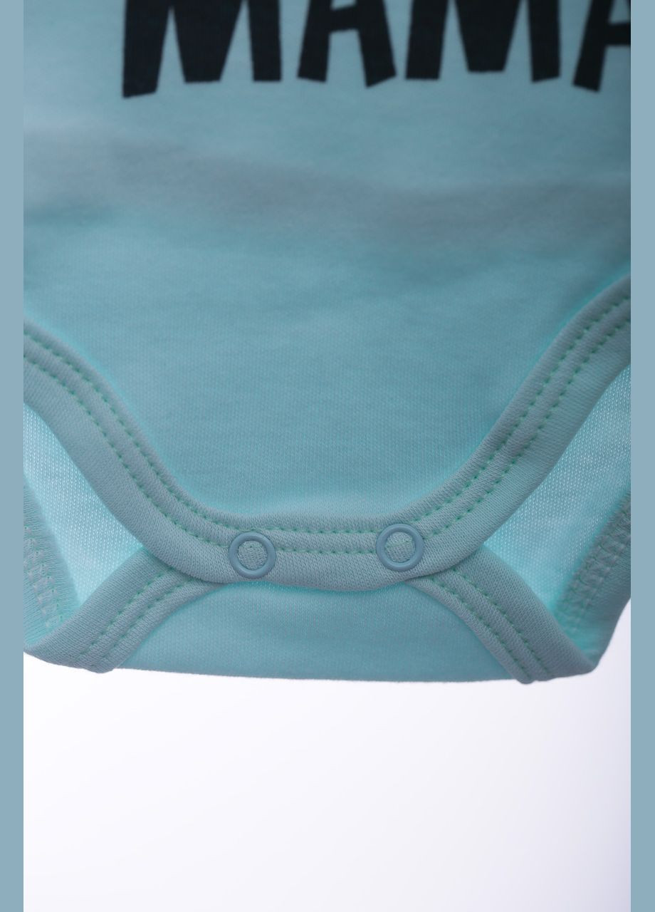 Боді з коротким рукавом на кнопках інтерлок I love Mama 62 см (42980) findik (296193186)