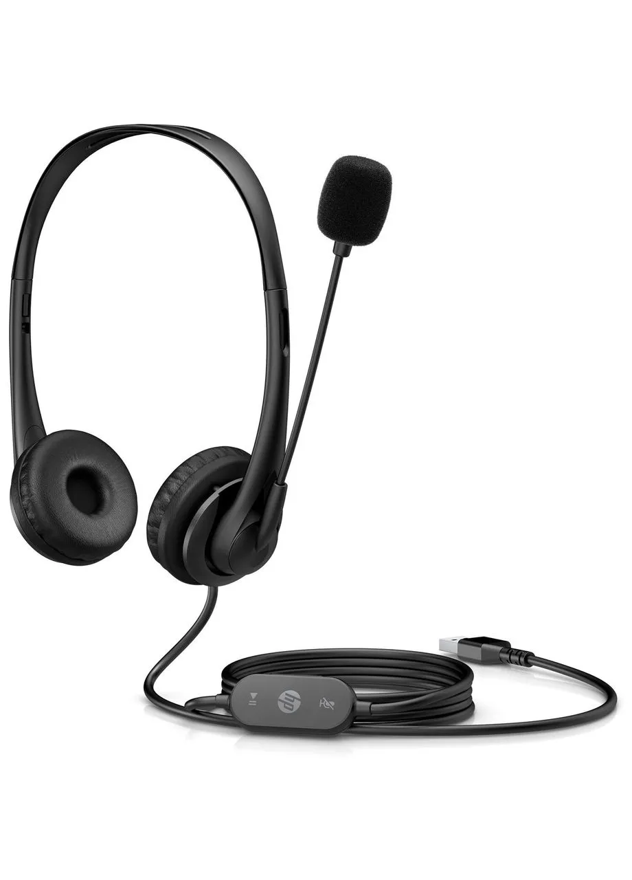 Гарнітура HP Stereo G2 USB, чорна Hewlett Packard (390180842)