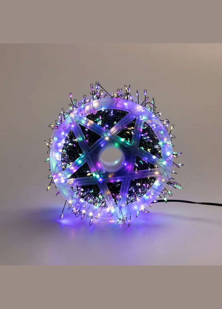 Гирлянда-нить Роса Хвойная лапа 640 LED 30 метров, мультиколор GarlandoPro (328603641)