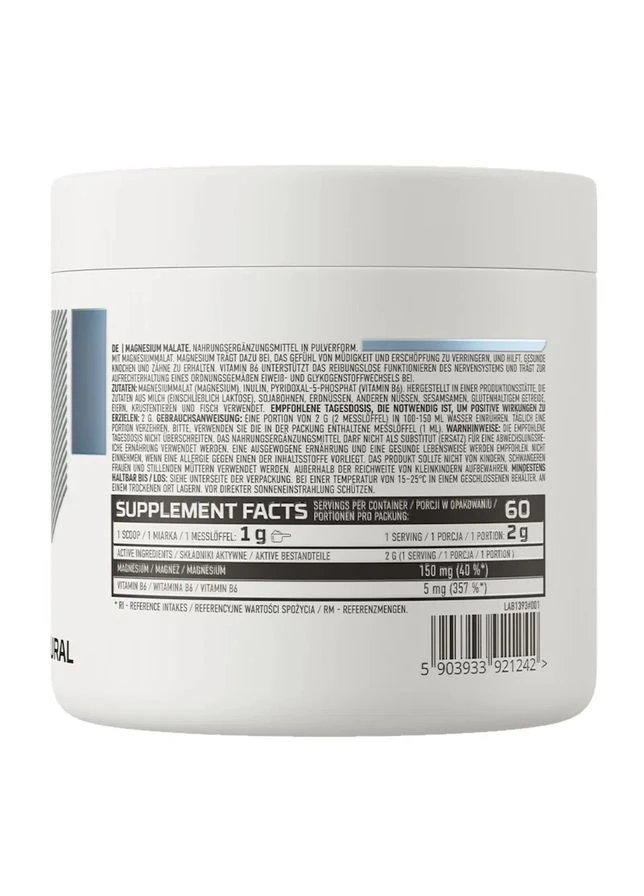 Магній малат Magnesium Malate Без смаку 120 г Ostrovit (363968367)