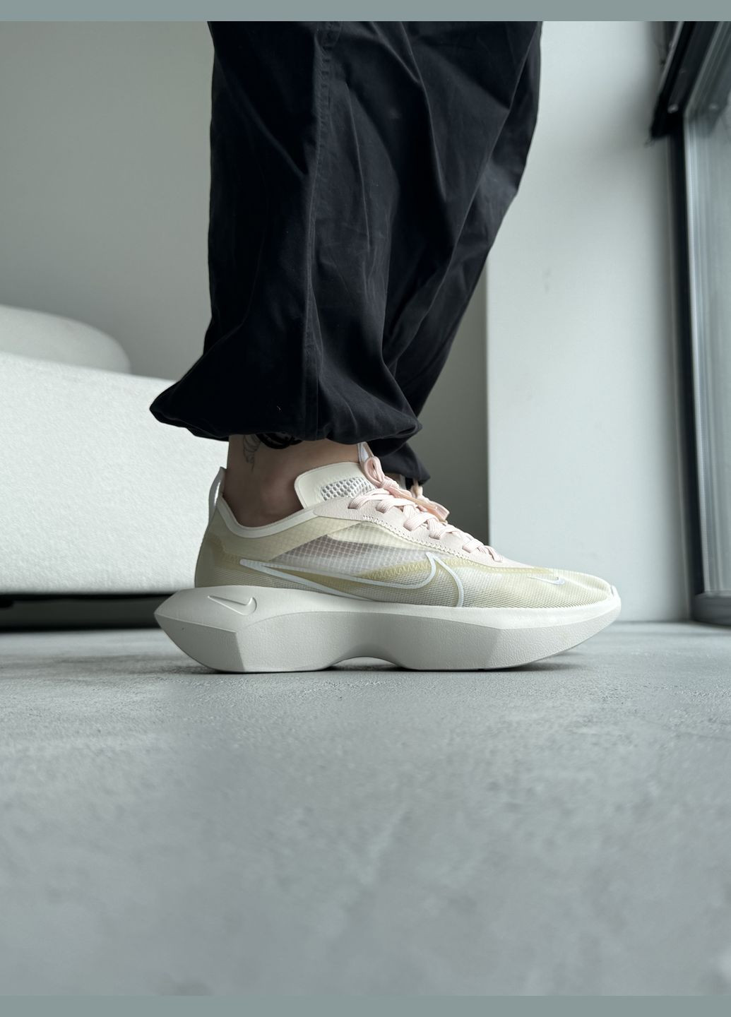 Кроссовки женские Nike Vista Lite beige white | Найк Виста Лайт бежевые белые No Brand бежевые демисезоны (316504453)