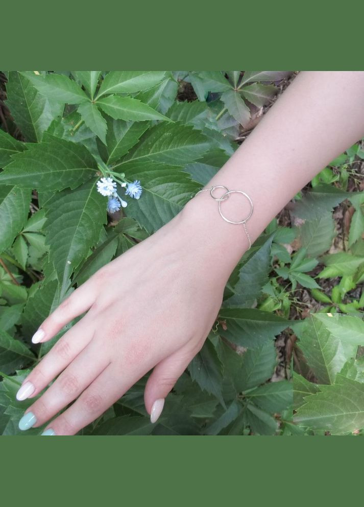 Серебряный браслет "Мыльные пузыри" No Brand (350667200)