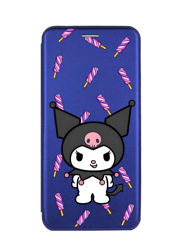 Чехол-книга синий с рисунком Samsung Galaxy A24 (A245) Куроми (принт 390) Creative (360686007)