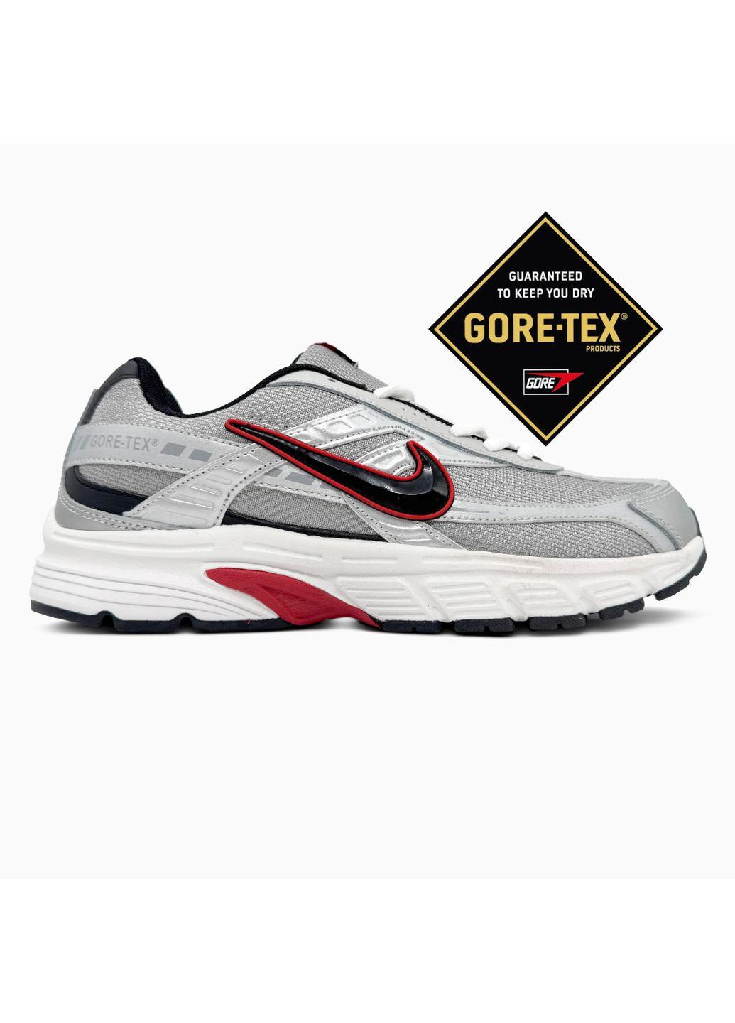 КРОСІВКИ ЖІНОЧІ NIKE INITIATOR SILVER / RED GORE-TEX НАЙК ІНІТАТОР No Brand комбіновані демісезони (367166804)