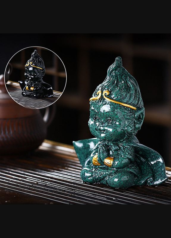 Фигурка для чайной церемонии ZBY-2407303 Король Обезьян Green меняющая цвет от горячей воды 13шт Lesko (352012845)