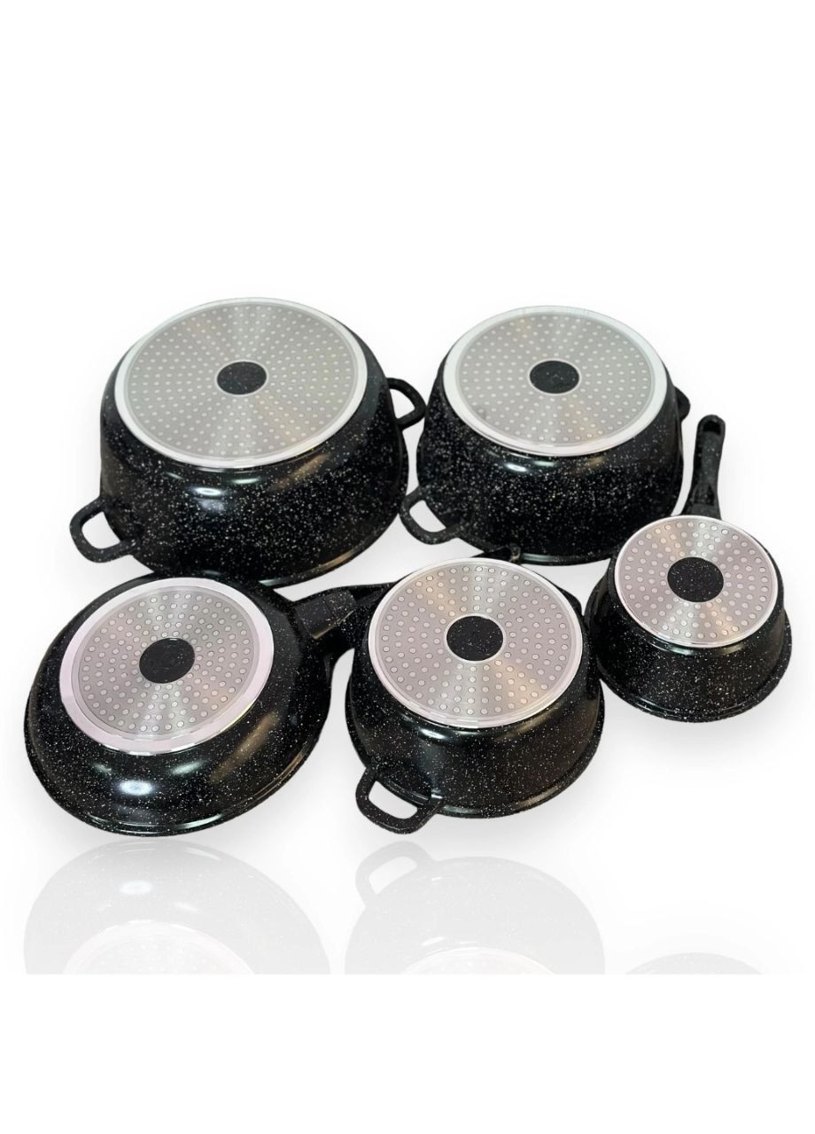 Набір круглих каструль 17в1 Higher Kitchen No Brand HK-316 (299424807)