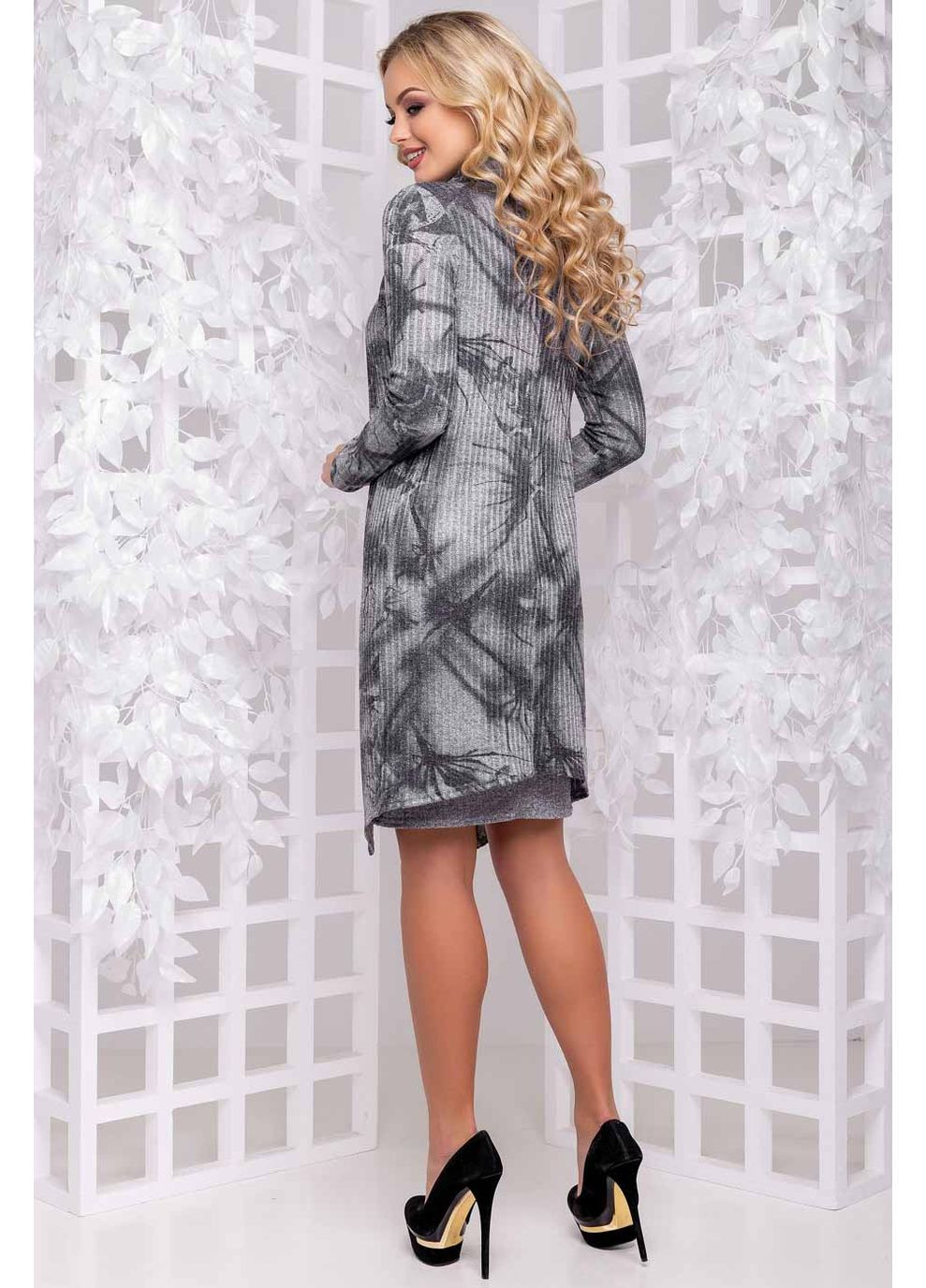 Сіра сукня 890.2893 Seventeen