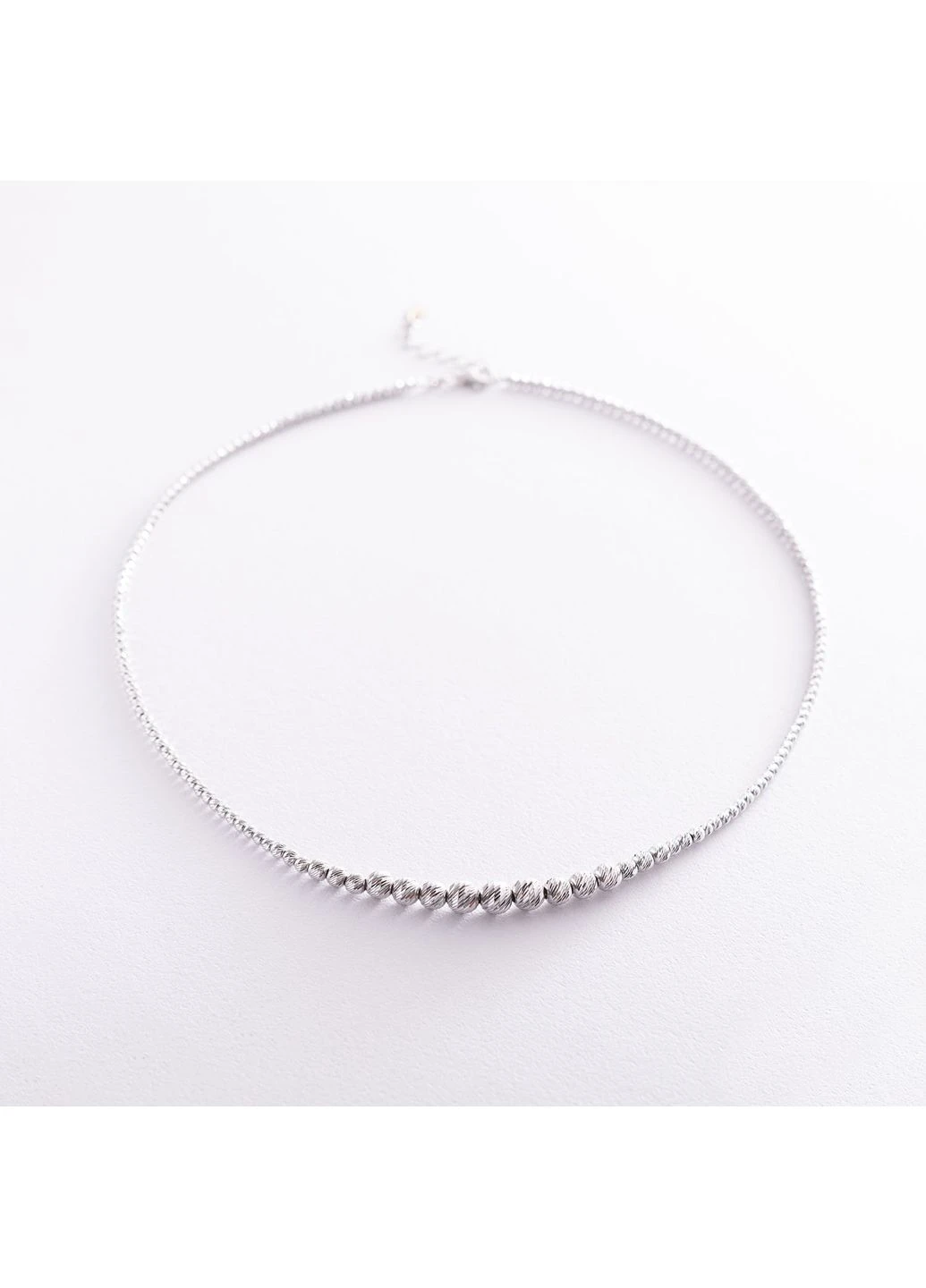 Серебряное колье Шарики 181073 45 Oniks (264392973)