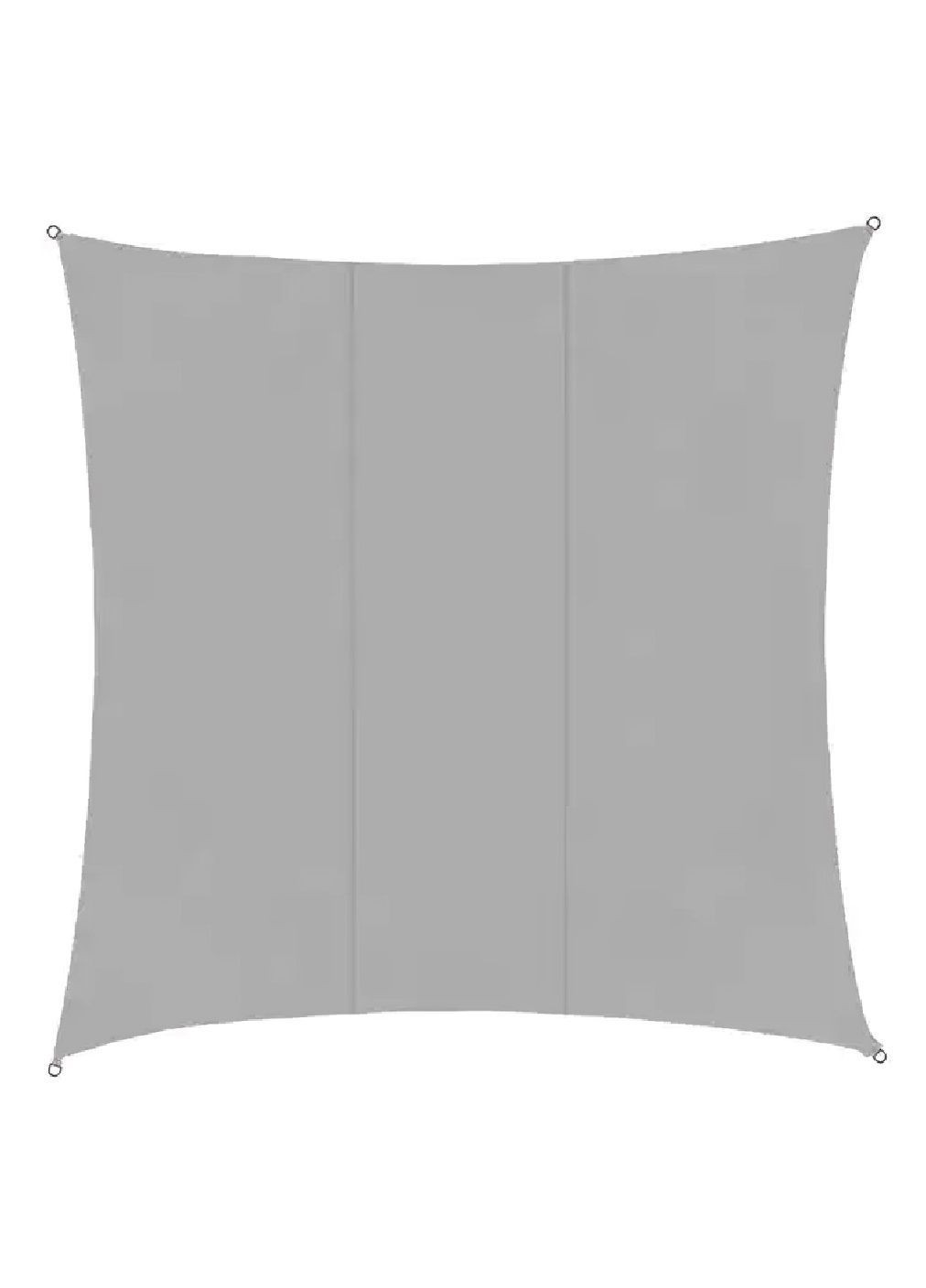 Теневой квадратный водонепроницаемый тент навес парус от дождя солнца полиэстер с УФ покрытием 3,6х3,6 м (481512-Prob) Серый Unbranded (362473979)
