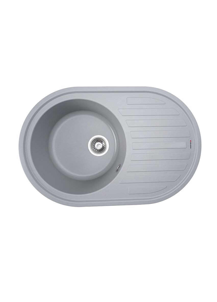 Гранітна мийка для кухні LIRA 7750 матова металік Valeso (336936363)