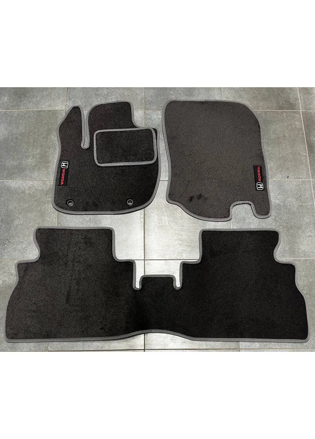 Ворсовые коврики в салон для Mazda /Мазда (2006-2012) (Autotextile) Чёрные No Brand CX-7 (380050656)