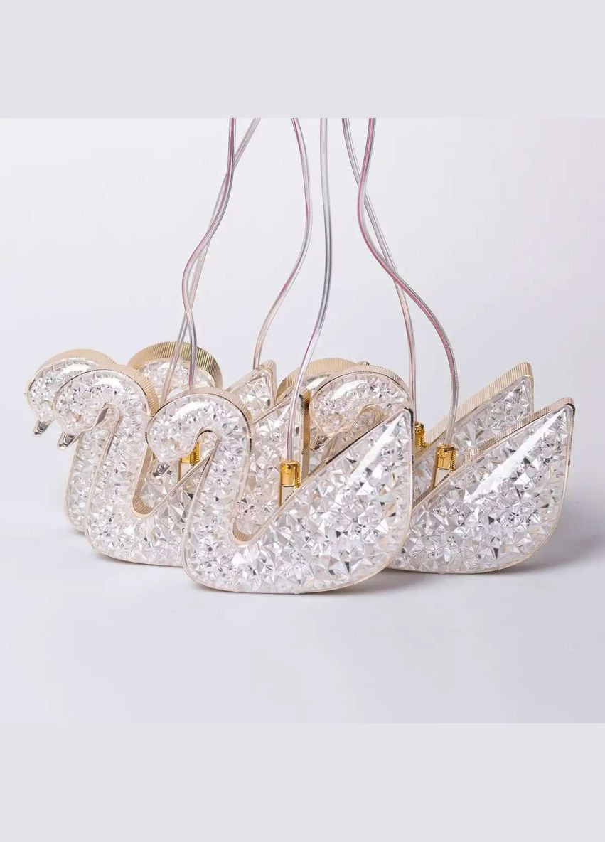 Гірлянда-штора Сваровські 3 метри 6 фігур, теплий білий GarlandoPro (328441673)