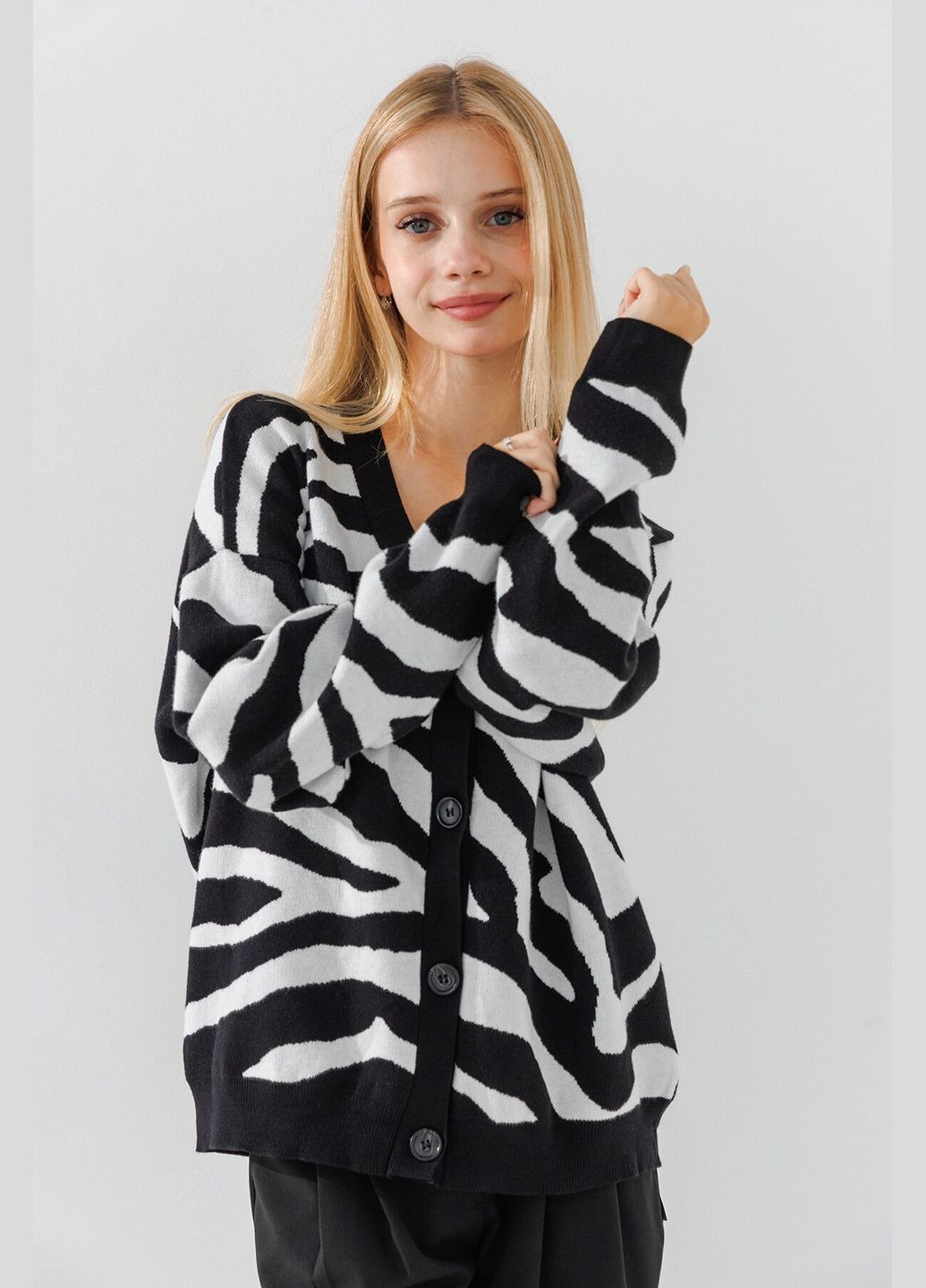 Кофта з візерунком для дівчинки 3268 152 см (2000990616036W) shop (2000990616036) Lizi Kids (363018669)