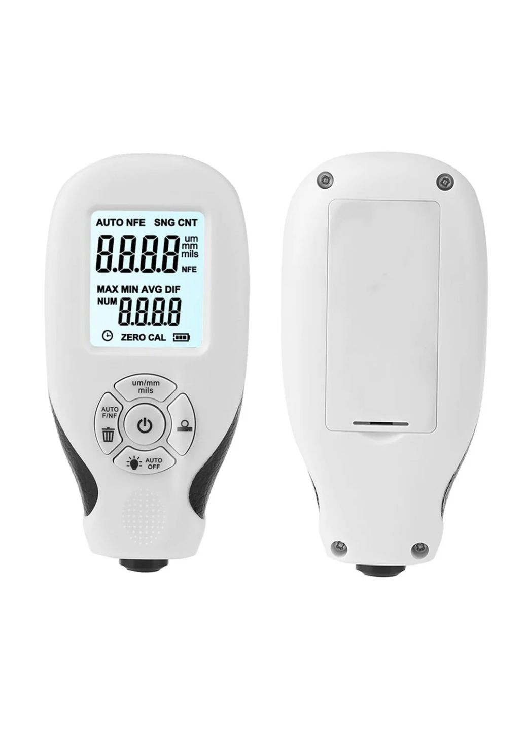 Цифровий товщиномір автомобільної фарби, покриттів VKTECH HW-300. Автокалібрування, з підсвічуванням Чорний No Brand (300577684)