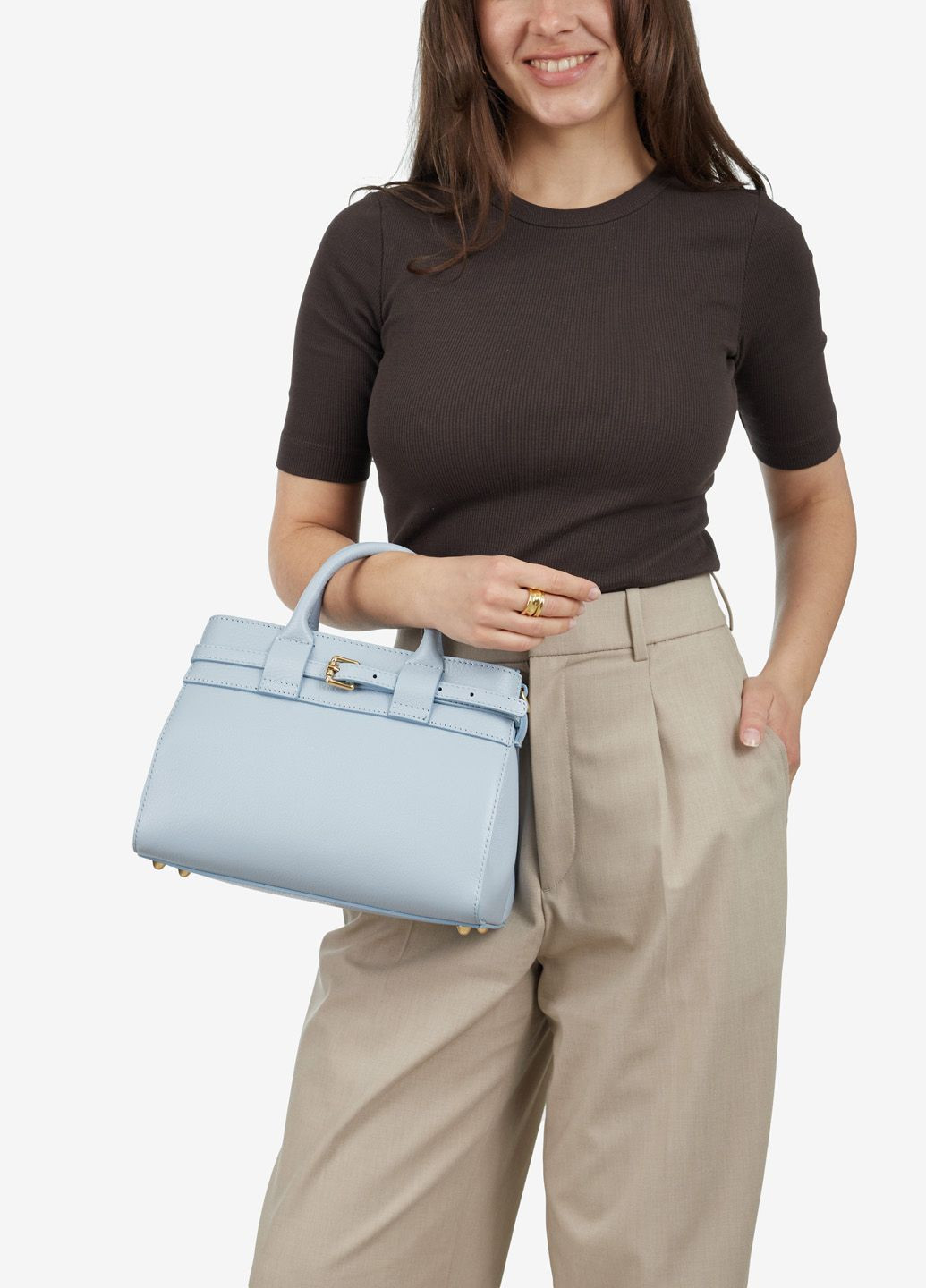 Сумка женская кожаная тоут большая Tote Regina Notte (329412360)