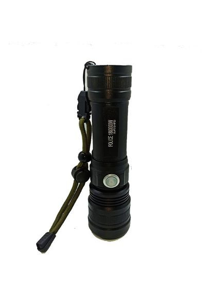 Ручной аккумуляторный фонарь BL-P512-P50, 1x18650, micro USB, с фокусировкой, с ремешком X-Balog (305835818)