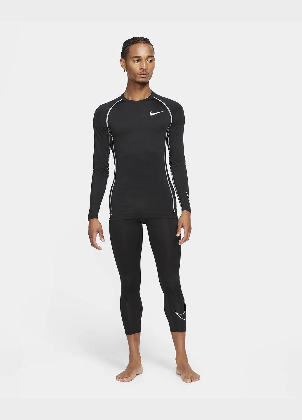 Компресійні Штани Pro Dri-FIT 3/4 Tights(DD1919-010) Nike (297524792)
