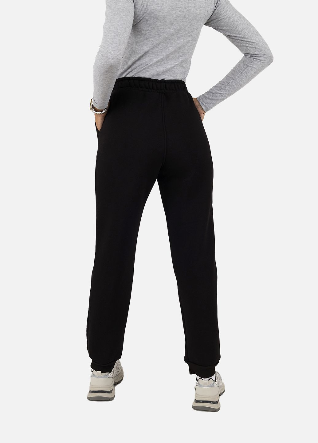 Женские спортивные брюки цвет черный ЦБ-00254563 Yuki (306712689)