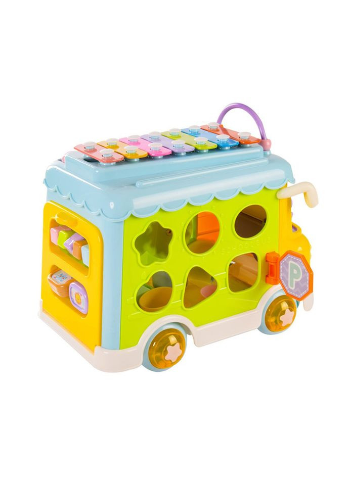 Ксилофон-сортер "Автобус" YL1033A вкладыши, ездит BMW (316270703)