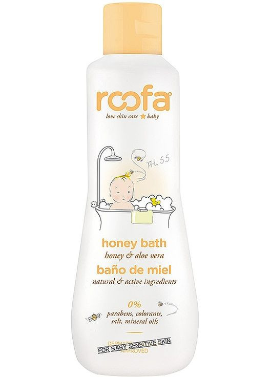 Гель-пенка для ванны с ароматом меда Honey Bath Gel 200ml (655913-39666) Roofa (368901053)