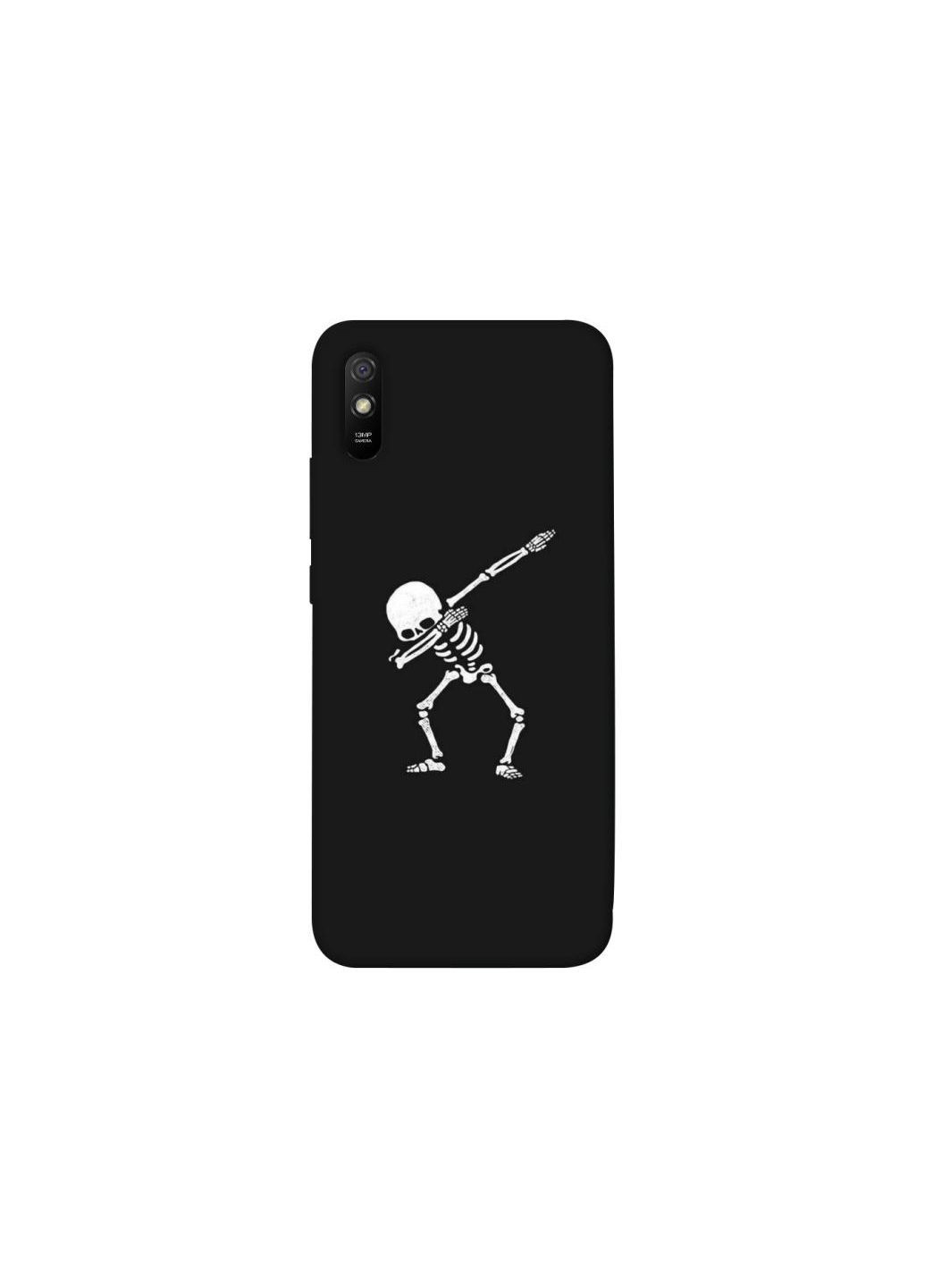 Чохол на Xiaomi Redmi 9A Halloween skeleton Frontalka (361324607)