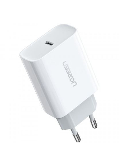 Зарядний пристрій CD137 TypeC PD 20W Charger (White) (60450) Ugreen cd137 type-c pd 20w charger (white) (268147824)