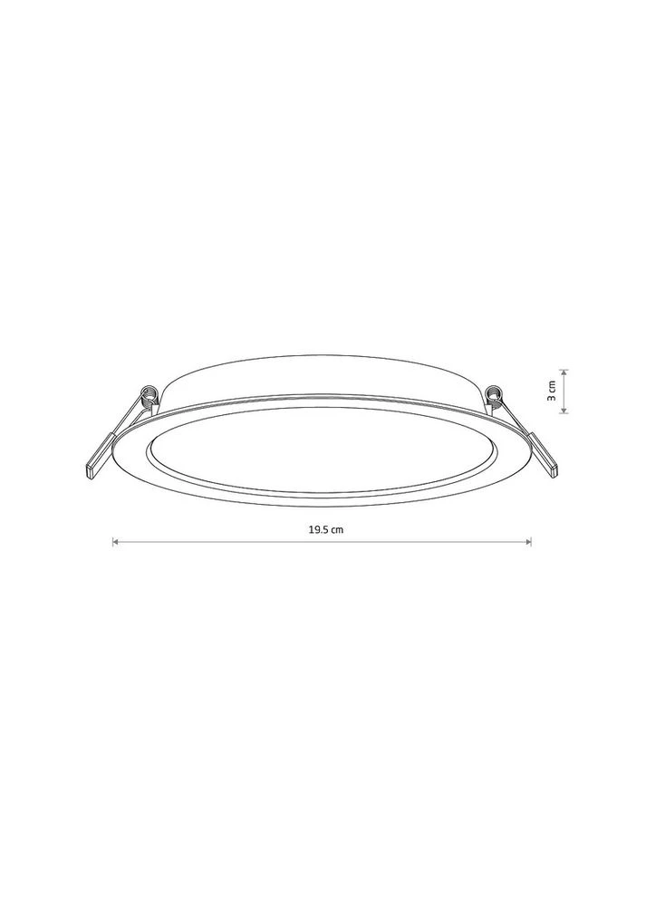 Точечный светильник 10542 Mykonos LED 1x18W 3000K 1700Lm IP20 Белый (10542) Nowodvorski (318524409)