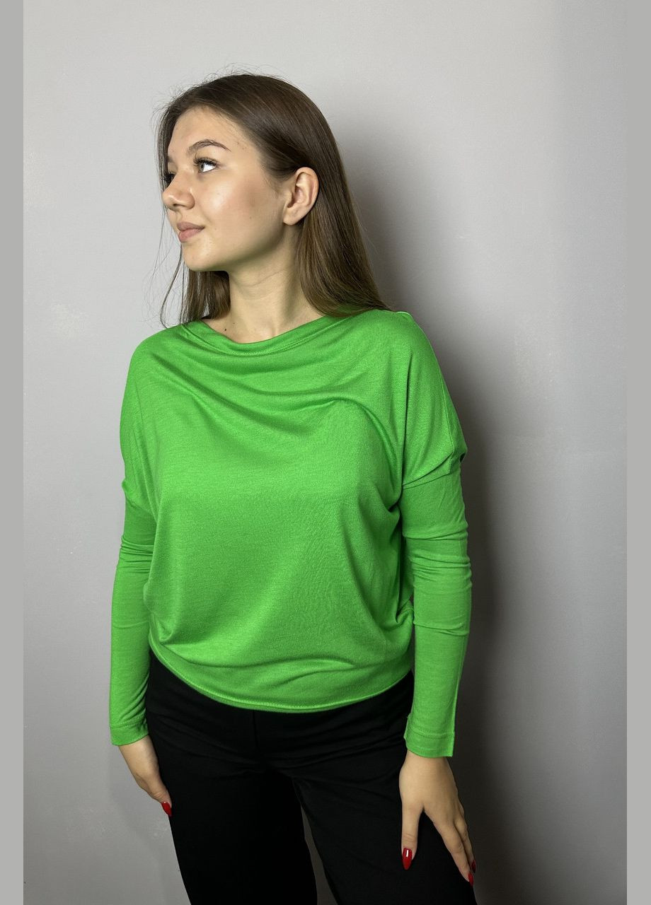 Зелений демісезонний светр жіночий зелений mktrg0563-4 Modna KAZKA