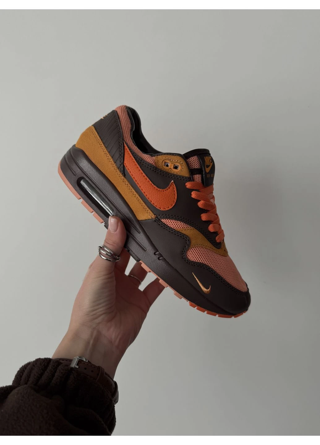 Комбіновані кросівки чоловічі nike air max 1 kings day найк аір макс демісезон No Brand