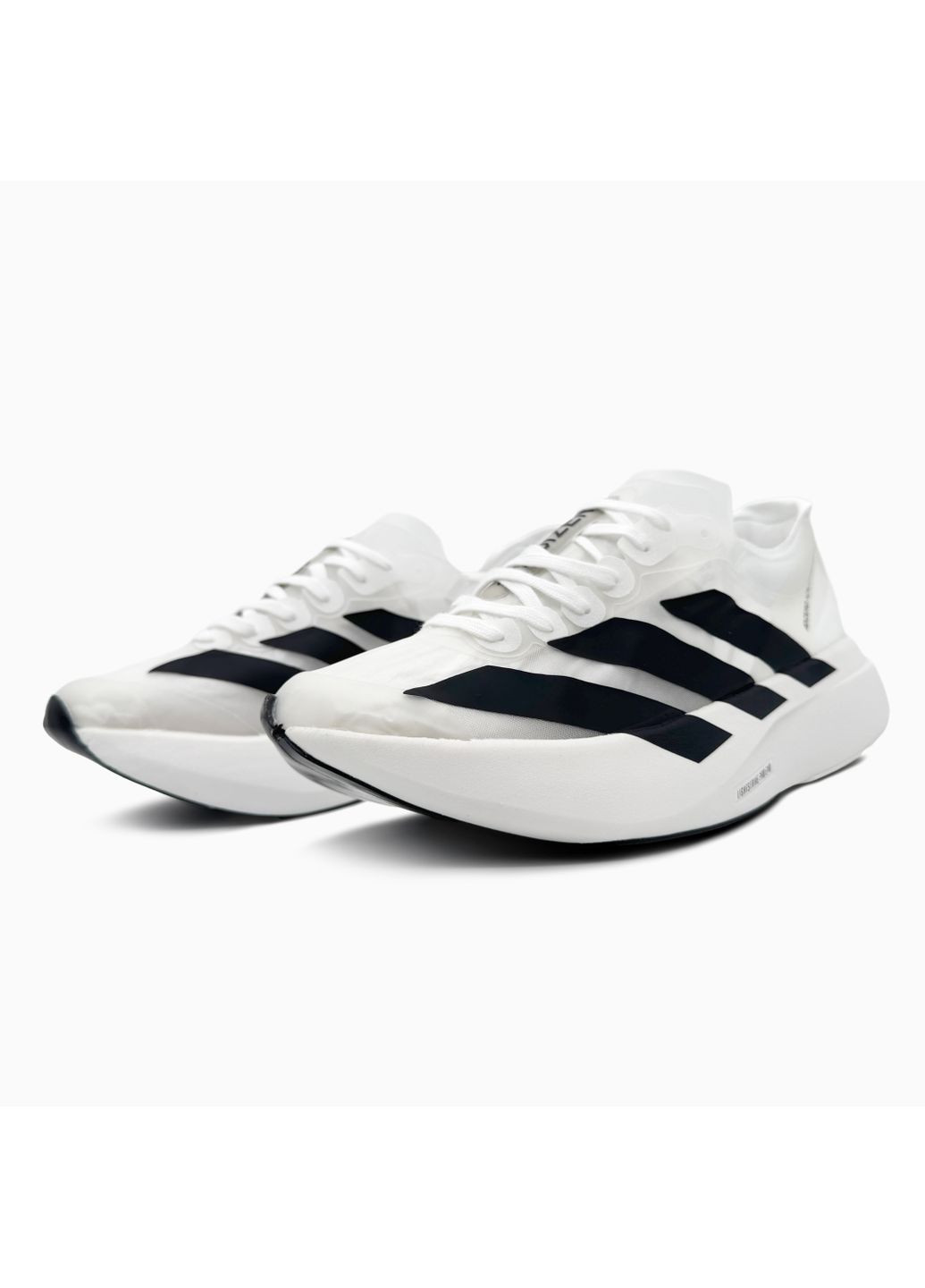 Белые демисезонные кроссовки мужские adidas adizero evo sl white адидас адизеро ево No Brand
