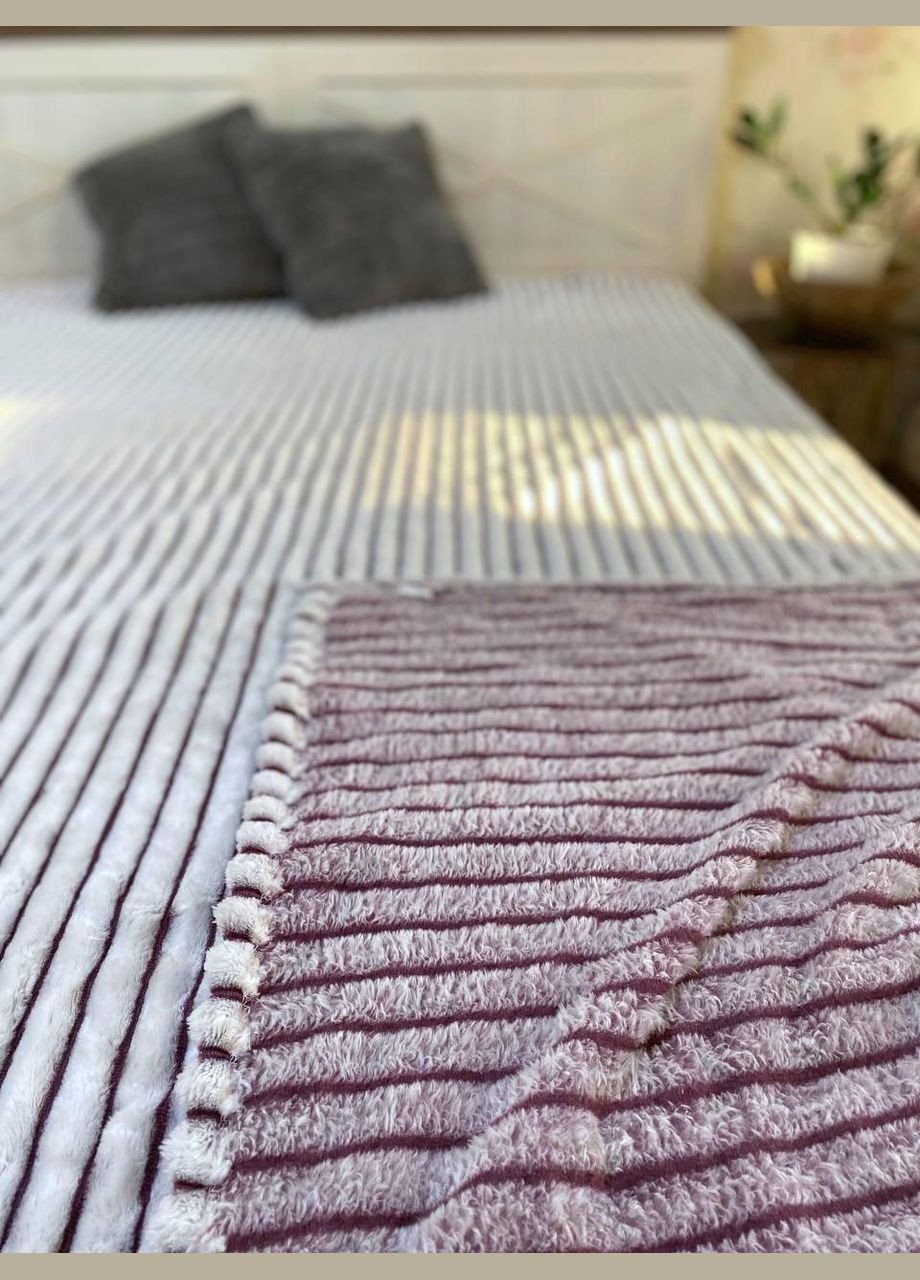 Покривало на ліжко шарпей Євро 200x230 см Лавандовий (П4К-Mpled003/3-02) No Brand (308755238)