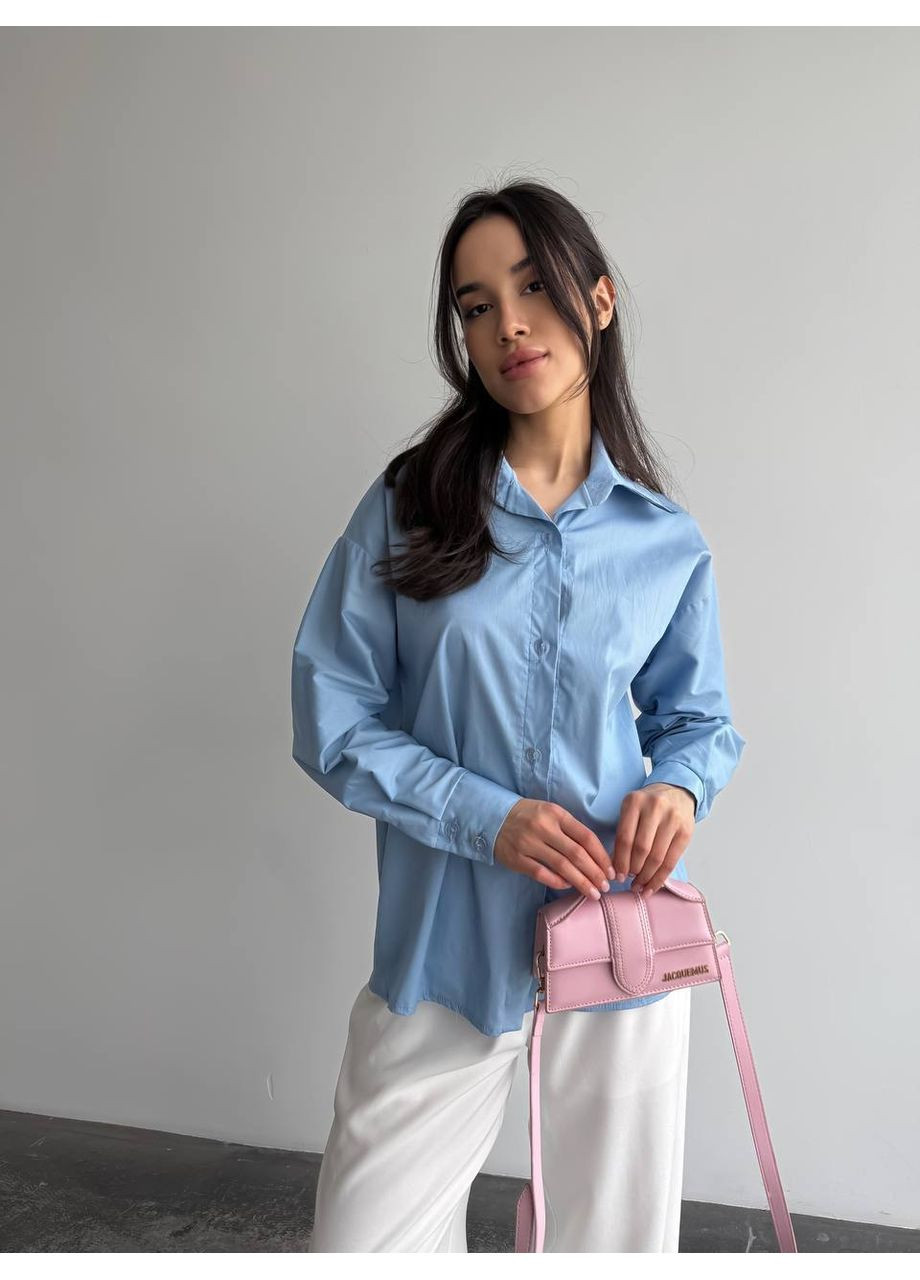 Голубой рубашка Osoblyva