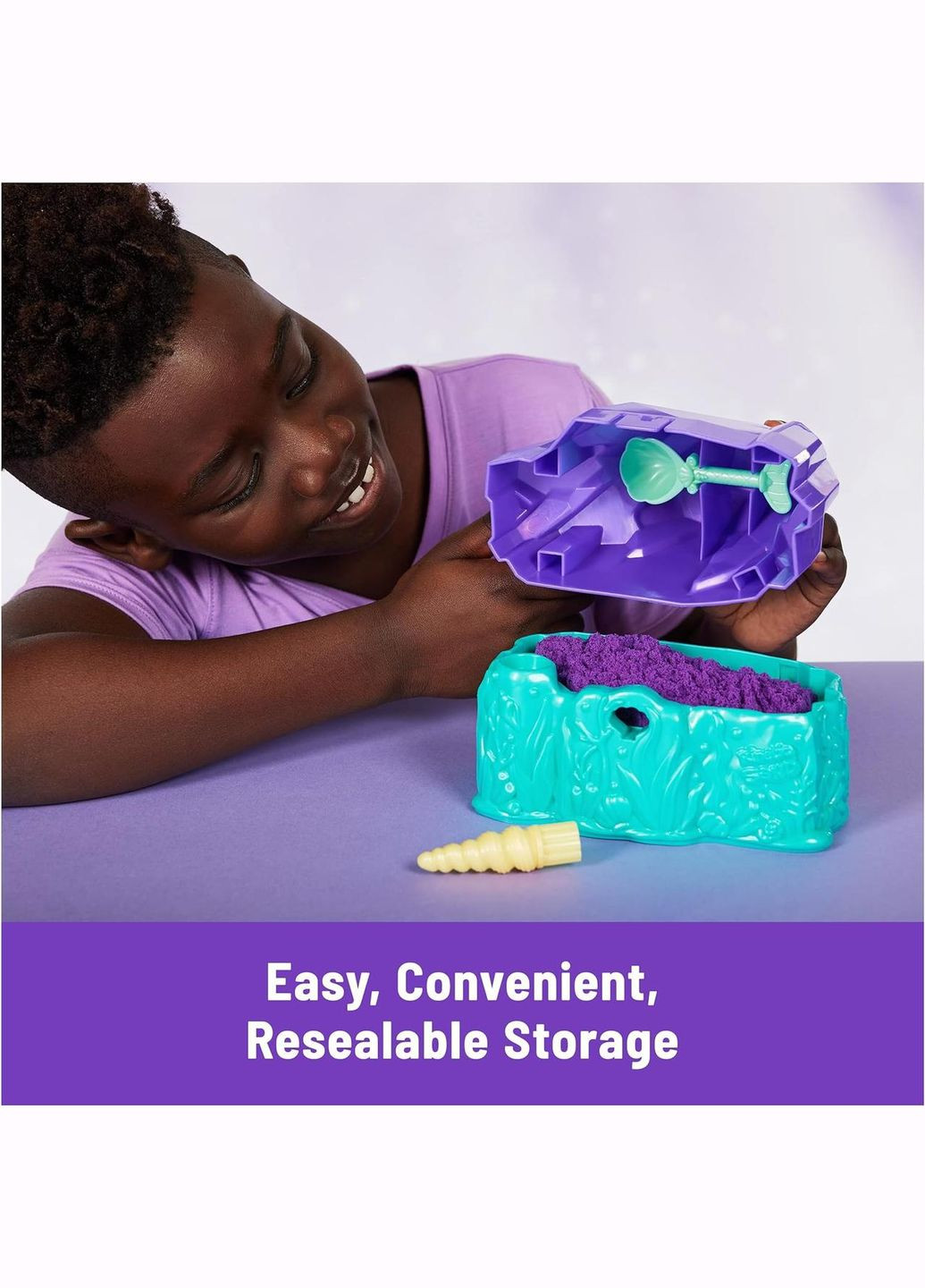 Кінетичний пісок Kinetic Sand Mermaid Crystal Playset Русалка Кристал Spin Master (282964555)