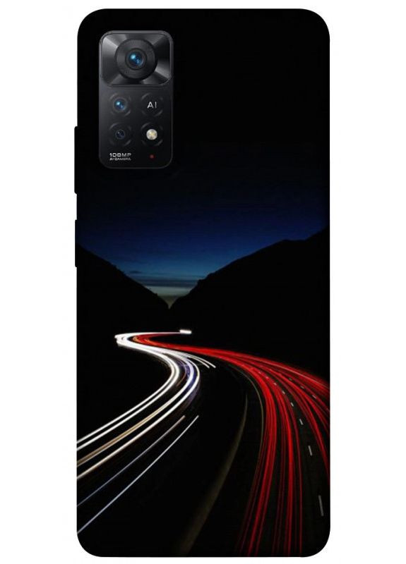 Чехол с принтом для Xiaomi Redmi Note 11 Pro 4G/5G для Сяоми, ксиоми редми ноте 11 о Красно-белая дорога No Brand (338601865)