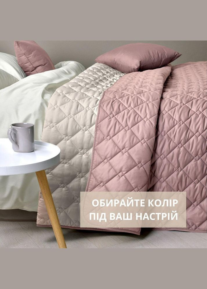Покрывало на кровать, диван 210х240 см, стеганое, двустороннее, качественная стежка, микрофибра IDEIA (302975676)