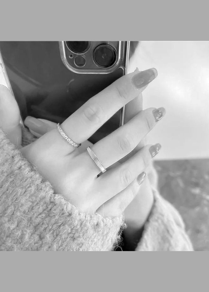 Сріблясте кільце із медичної сталі R-Z0675S-04 з фіанітами (Розмір 4 США (наш )) Spikes (336931091)