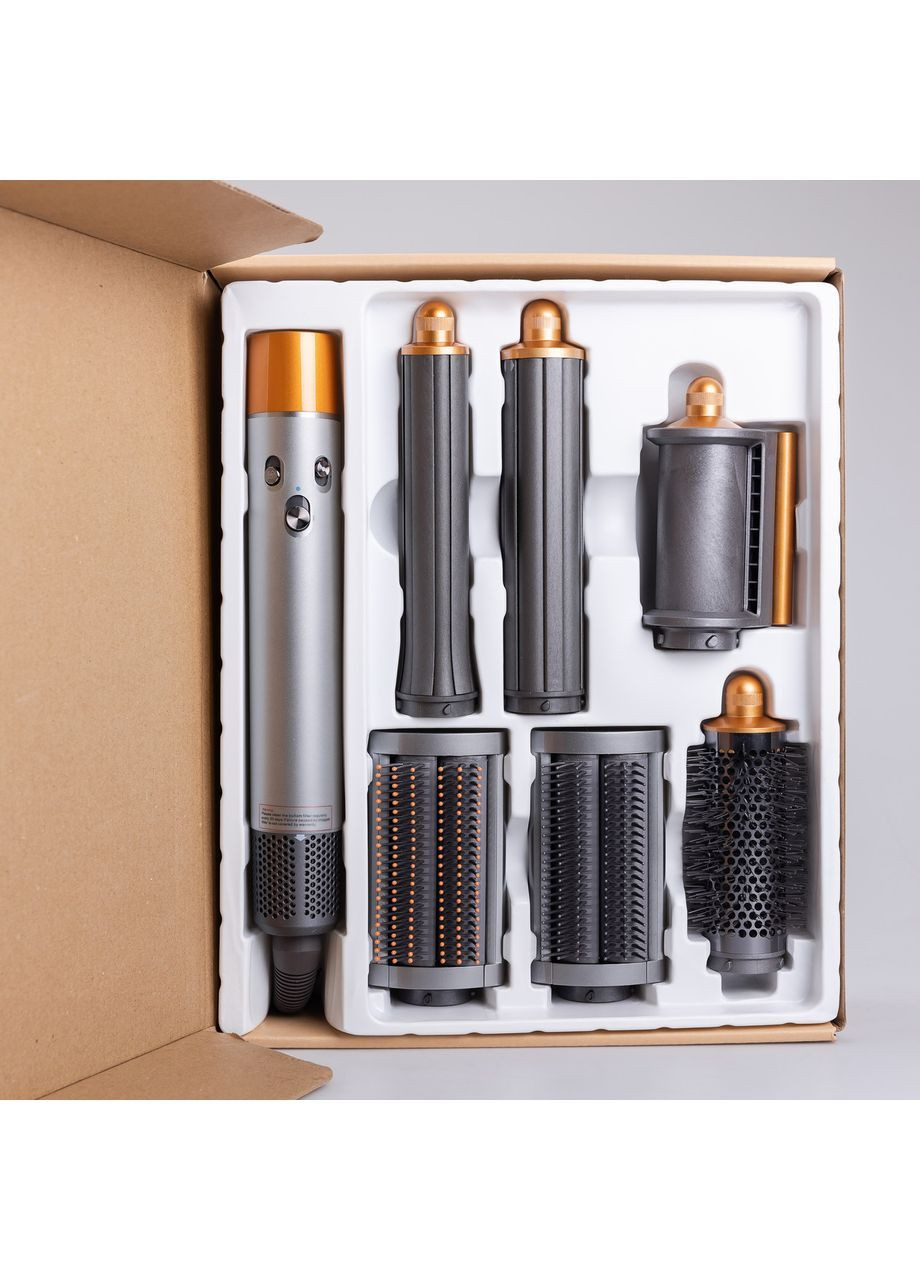 Мультистайлер для волос Airwrap Complete Long 6 насадок, серый X9G Smartx (368767082)