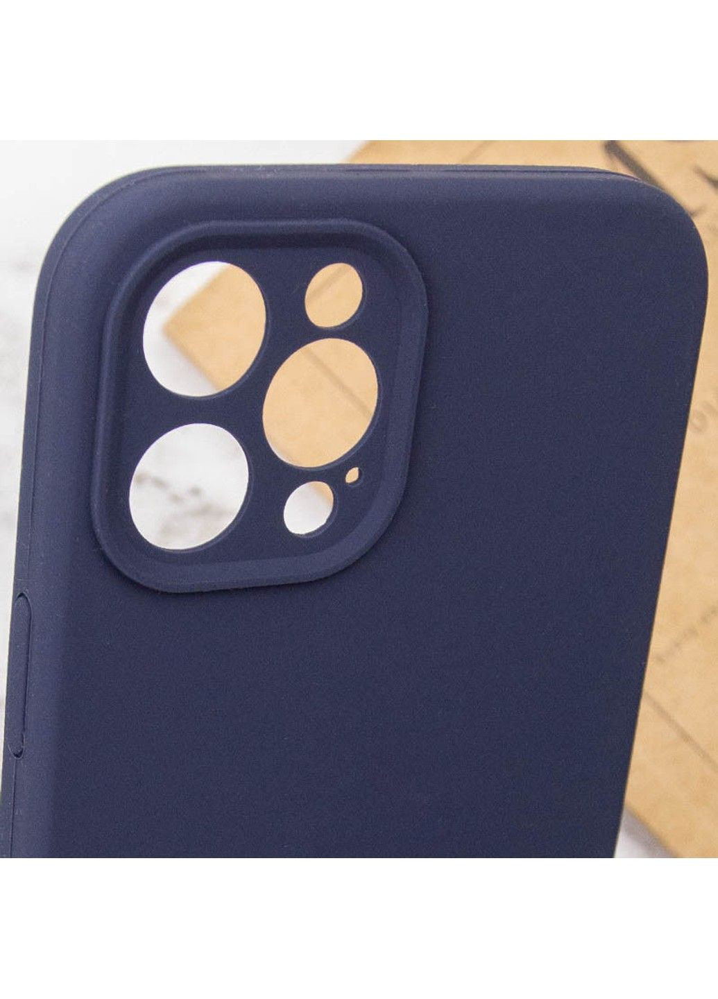 Чехол Silicone Case Full Camera Protective (AA) NO LOGO для Apple iPhone 12 Pro Max (6.7") Epik (292733097)