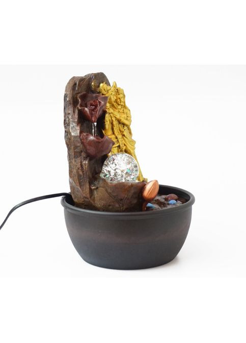 Фонтан інтер'єрний настільний з підсвічуванням Крішна та Радха №1 No Brand (348437757)