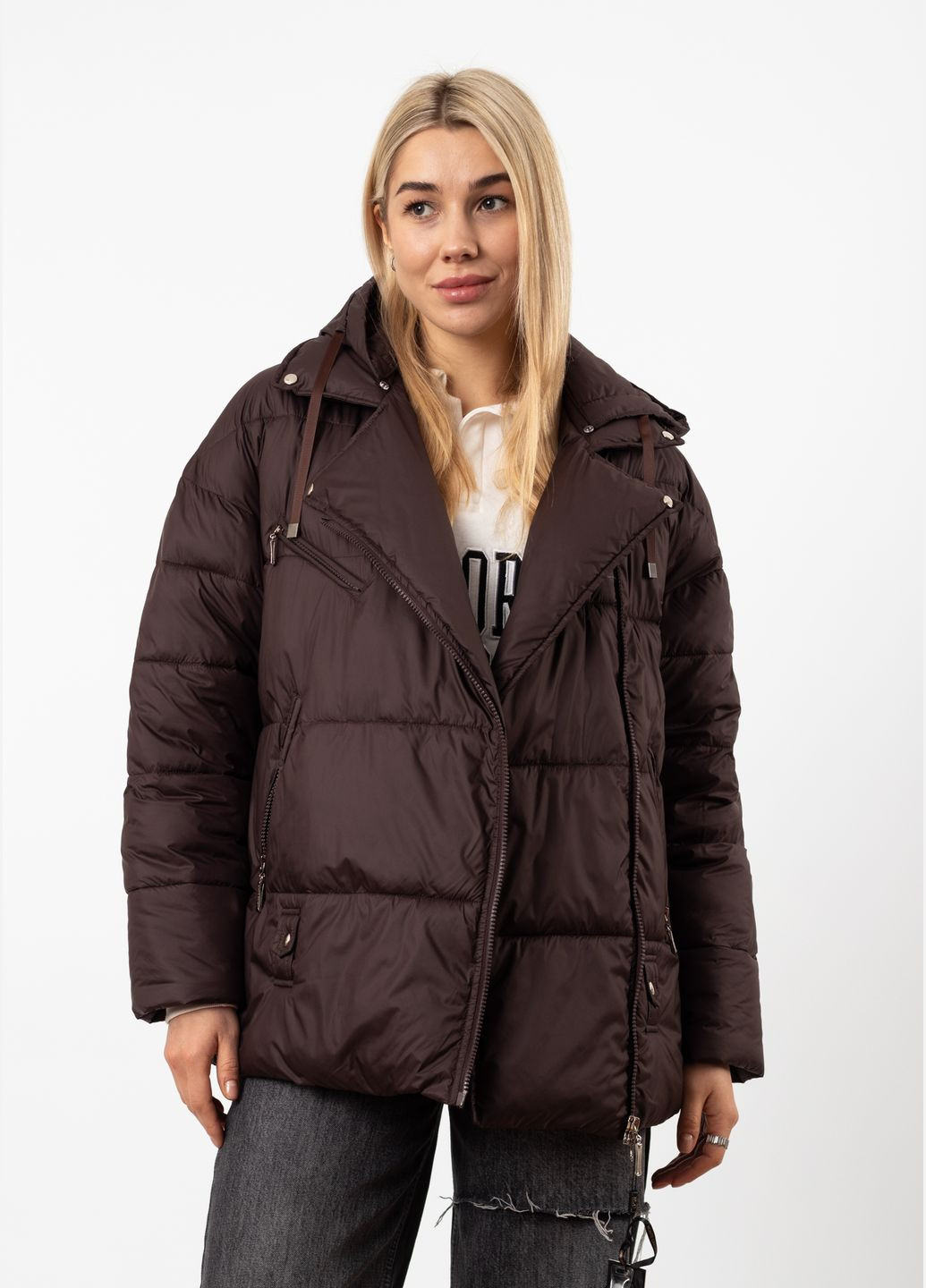 Темно-коричнева куртка (к853) Monte Cervino