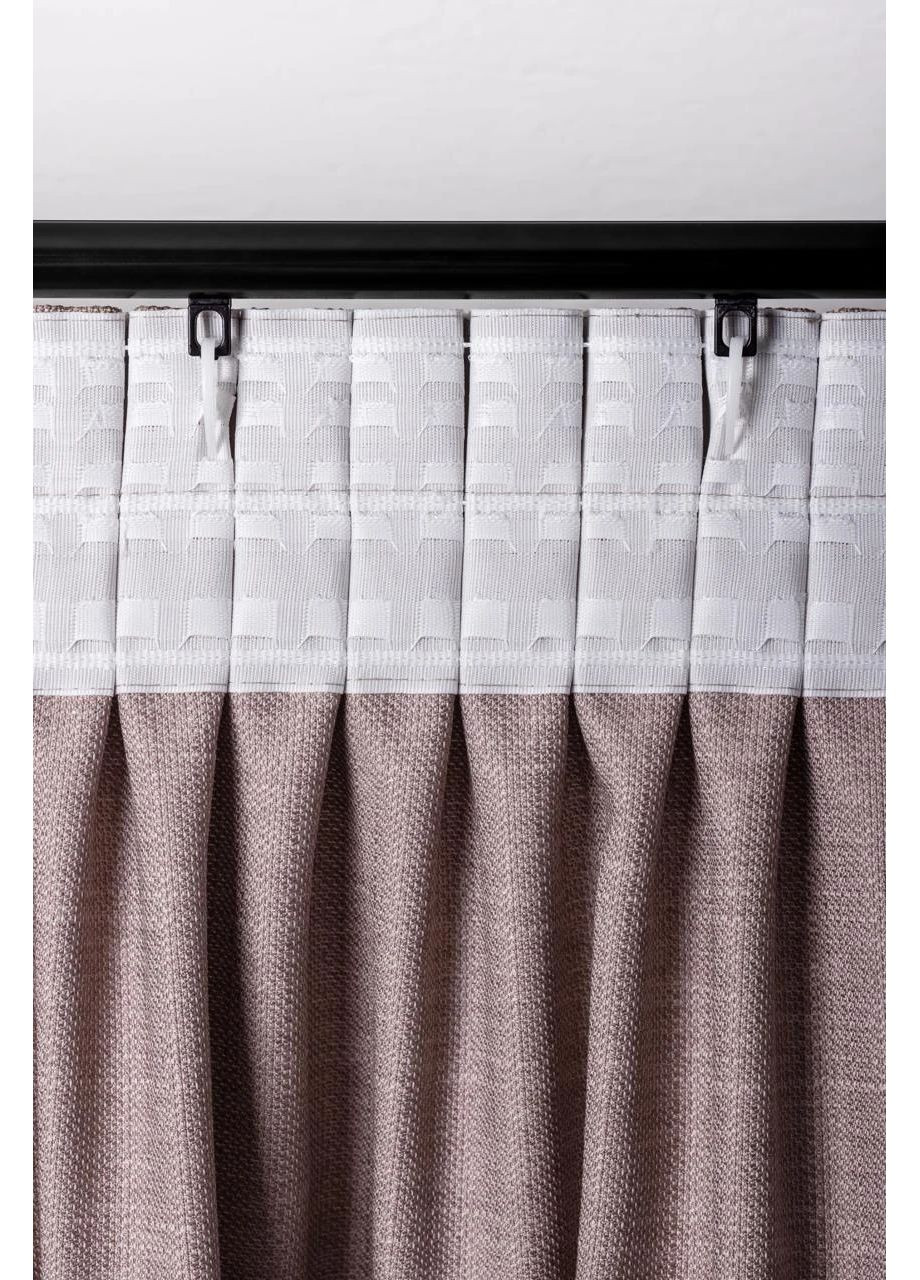 Шторы с льняной структурой Elegant 2шт. 3м х от 2,5м до 3м HYGG (370367392)