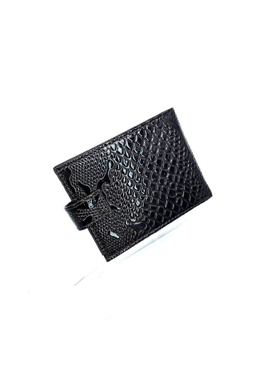 Чоловіча візитниця з натуральної шкіри 408-06 коричнева 10 х 8 х 2 Karya (367263543)