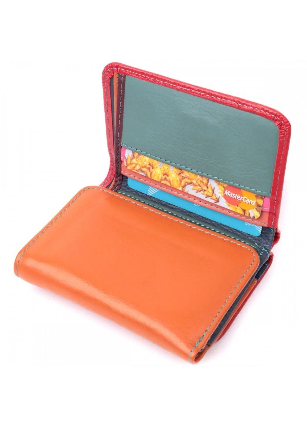 Женский комбинированный кожаный кошелек ST Leather 22498 ST Leather Accessories (278274833)