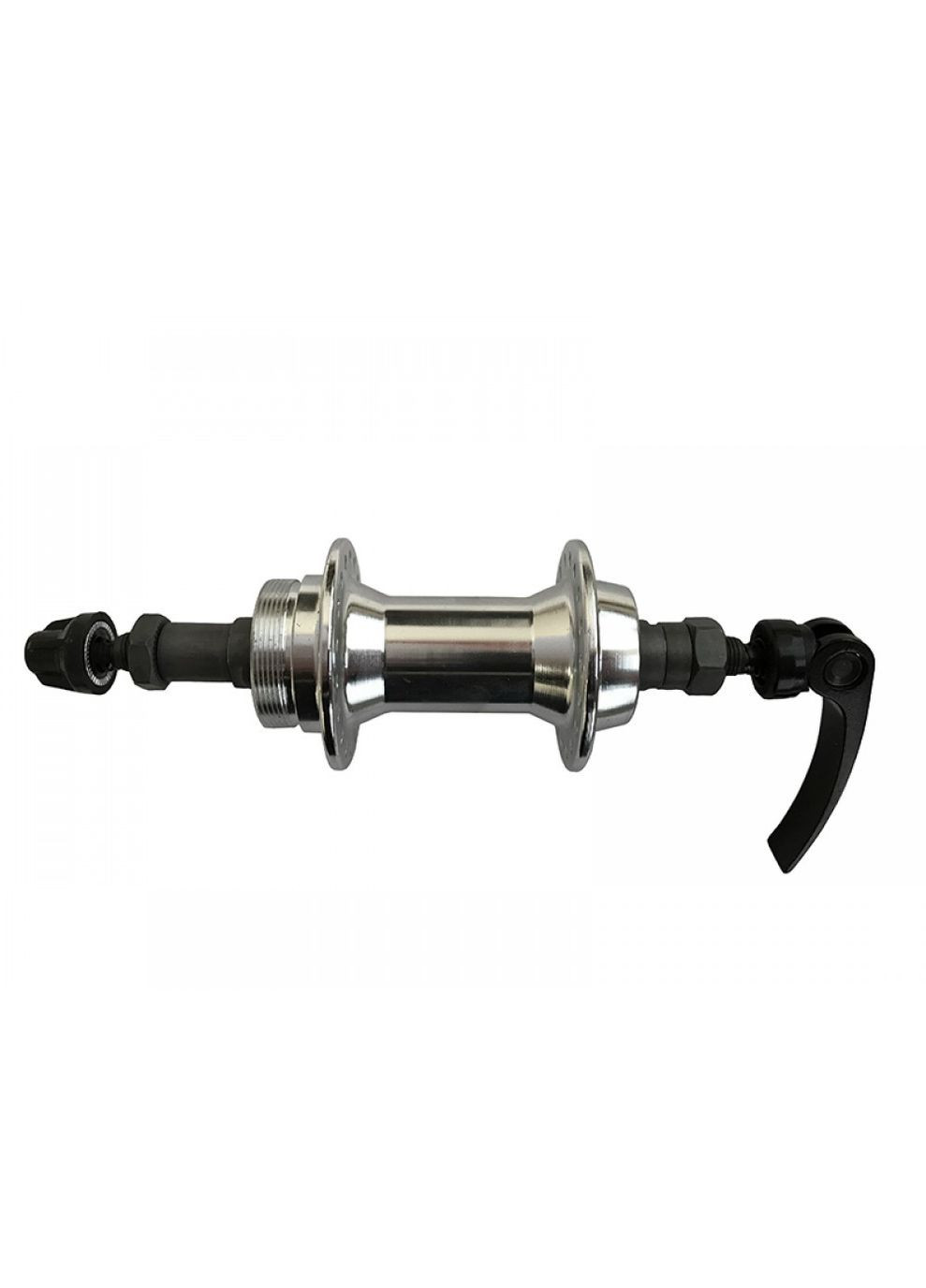 Втулка алюминиевая задняя под эксцентрик на промподшипнике, V-Brake, Silver 36H, Saiguan (370876617)