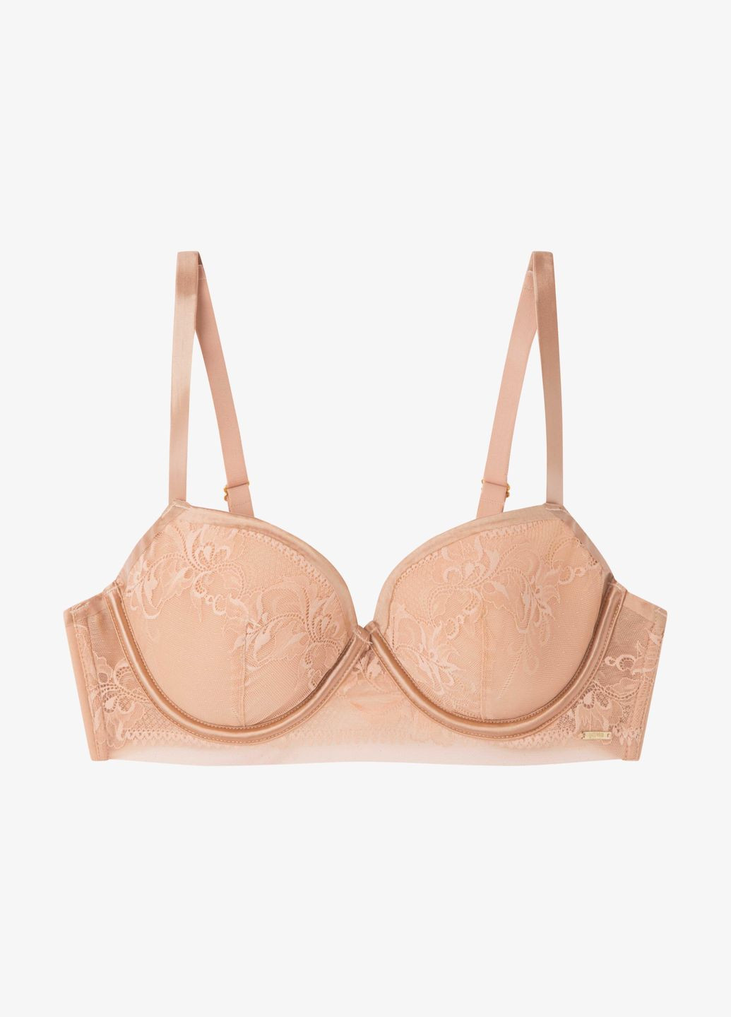 Бежевый бюстгальтер мякая чашка 90c skin (бежевий) (арт 10014t) Gisela