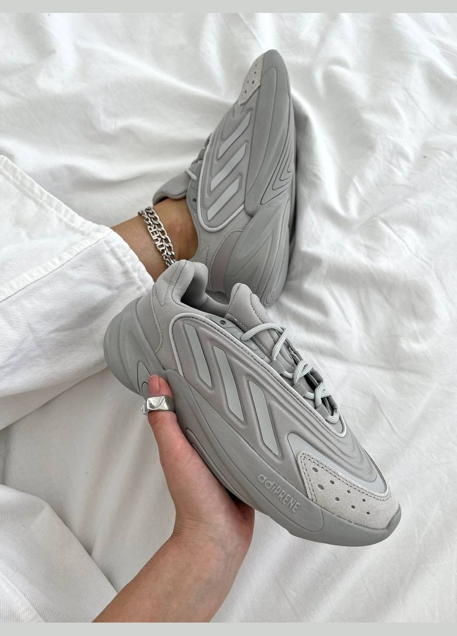 Сірі всесезонні кросівки Vakko Adidas Ozelia Grey