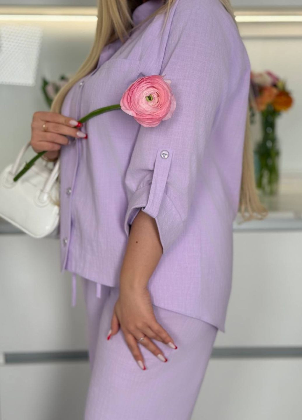 Костюм-двойка: рубашка и брюки прямого кроя Allthings (327290015)