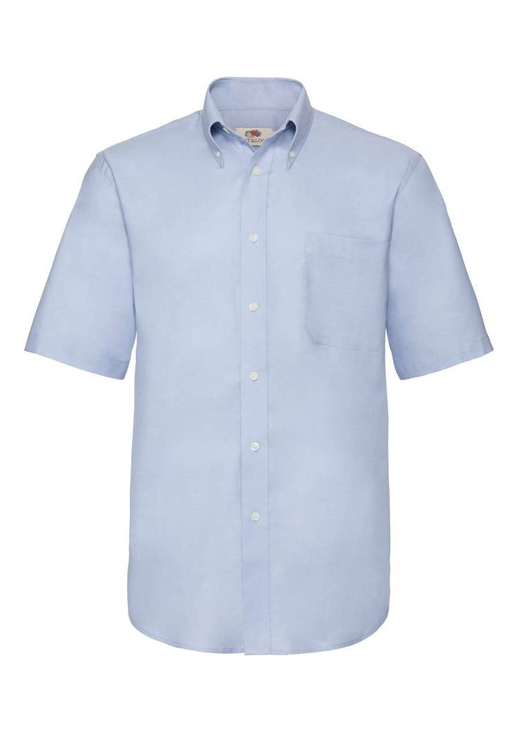 Сорочка чоловіча Oxford shirt short sleeve (065112036S) Fruit of the Loom (311608021)
