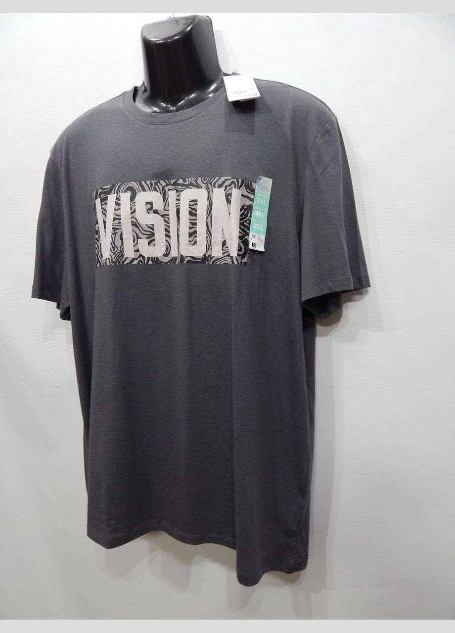 Серая мужская футболка cares оригинал р.48 067fmls (только в указанном размере, только 1 шт.) Primark